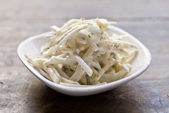 Fennel and celeriac remoulade.