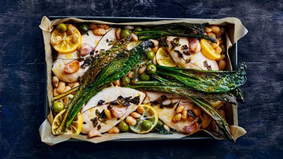 One-pan perfect tray bake. 