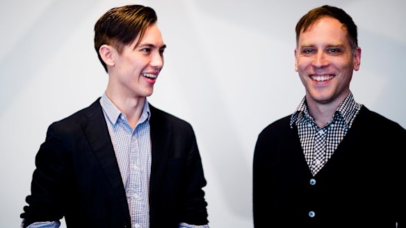 Hipster Whale founders Andrew Sum and Matthew Hall.