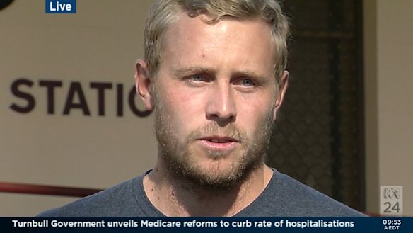 Star of Courage: Joel Trist was awarded one of Australia's highest bravery awards for his part in rescuing a friend after a shark attack