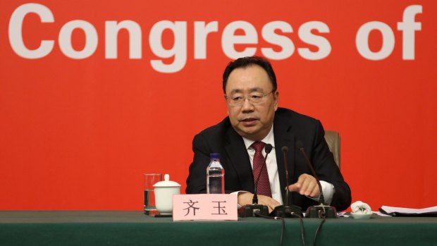Qi Yu, Vice Minister of Organisation Department of the CPC Central Committee, wants Communist Party units in all foreign companies.