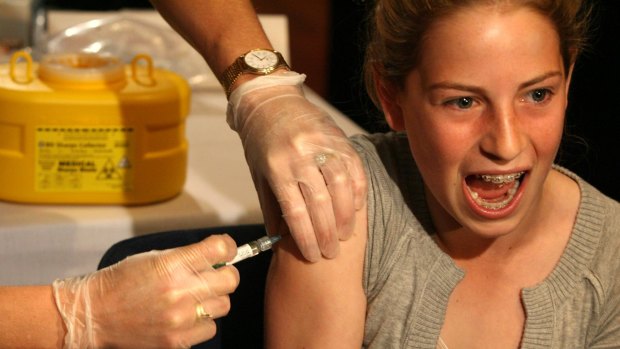 Sophie Weisz ,14, was one of the first to get the Gardasil vaccine in 2006.

