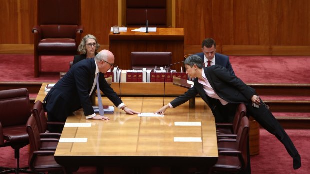 The Senate returned on Monday for a special sitting of Parliament to debate the ABCC bill.