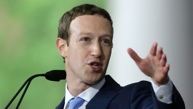 Facebook chief Mark Zuckerberg delivers the commencement address at Harvard University. He appears to be grooming himself for a presidential campaign.