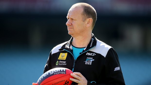 Port Adelaide coach Ken Hinkley.