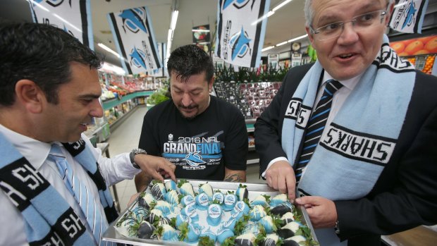 Suburban supporter: Treasurer Scott Morrison believes grounds such as Cronulla's have a long-term future.