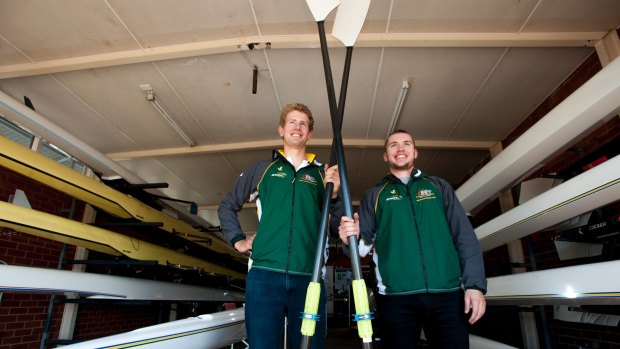 Canberrra rowers Luke Letcher and Caleb Antill have been picked for two World Cups this year.