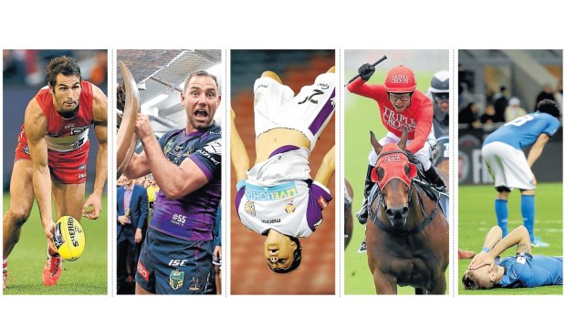 From flips to flops: Triumph and despair in the sporting year that was.