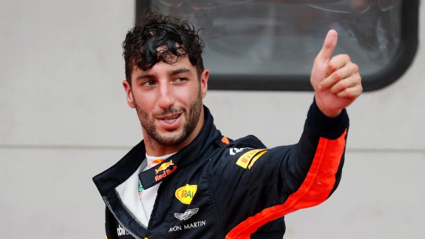 Pass master: Daniel Ricciardo.