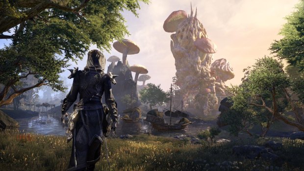 Morrowind takes players back to the weird, mushroom-filled Vvardenfell.