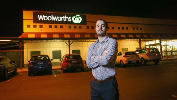 Former Woolworths employee Darcy Richardson resigned this year after finding his wage no longer covered his weekly bills.  