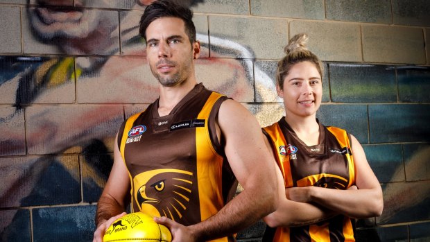 Siblings Matthew and Kathryn Ghirardello will play their 150th caps for the Tuggeranong Hawks this weekend. Photo: Sitthixay Ditthavong