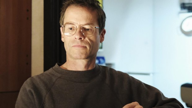 Guy Pearce as LGBTI activist Cleve Jones in the upcoming miniseries <i>When We Rise</i>.