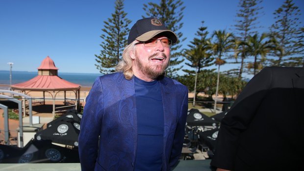 Remembering the view to Moreton Island as a child... Barry Gibb, back on the Peninsula this week.