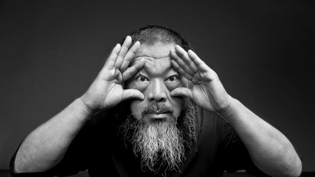 Ai Weiwei, photographed by Gao Yuan in 2012, says art, including that of Andy Warhol, is always political. 