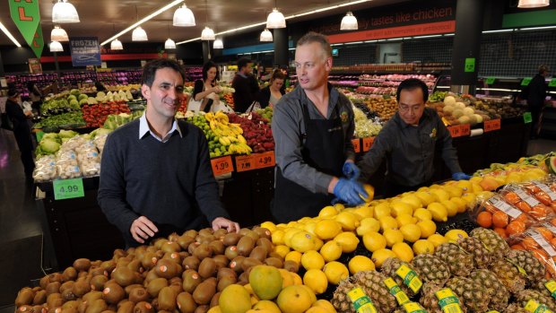 Supabarn's store at the Canberra Centre is one of five which will be acquired by Coles.