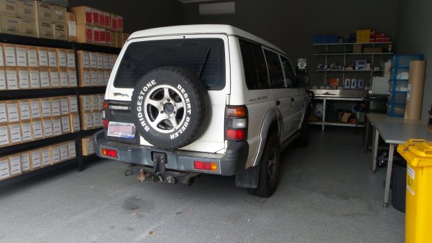 Police are appealing for anyone who saw this white 1991 Mitsubishi Pajero in Skylark Street during the past week to contact Crime Stoppers.