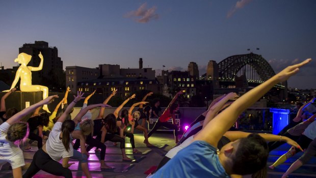 The Museum of Contemporary Art launches a weekly spring yoga series atop its rooftop sculpture terrace. 