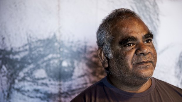 Indigenous artist Paul Bong has been showcasing his work at the National Museum of Australia in Canberra.