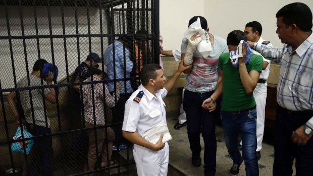 Eight Egyptian men were convicted for "inciting debauchery" in 2014 following their appearance in a video of an alleged same-sex wedding party.