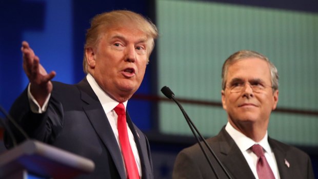 Jeb Bush was the recipient of some of Donald Trump's harshest attacks during the early Republican debates. 
