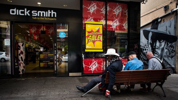 Gift card holders have been left out in the cold by the Dick Smith collapse. 
