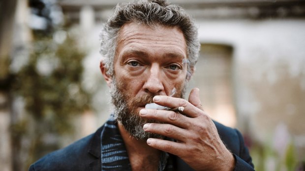 Dark paradise: Vincent Cassell on the set of <i>The Partisan</i> in Melbourne. 