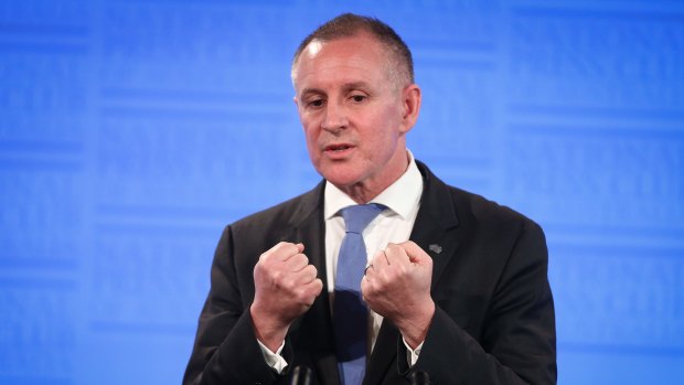 South Australia Premier Jay Weatherill addresses the National Press Club in 2015.