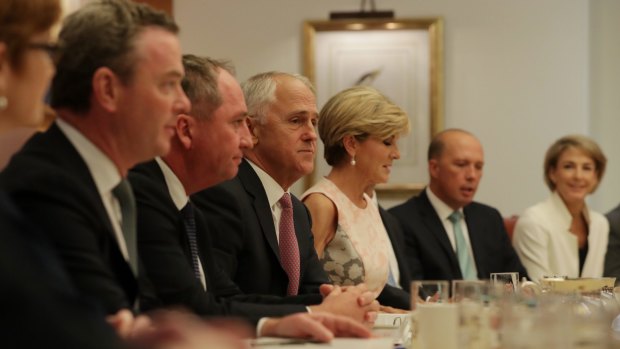 70 per cent of Prime Minister Malcolm Turnbull's cabinet has Australia-only parents.  