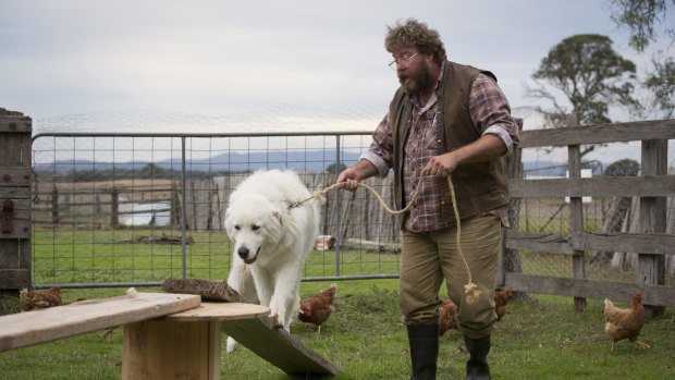 Shane Jacobson, as Swampy, takes eccentricity one step too far in <i>Oddball</i>.