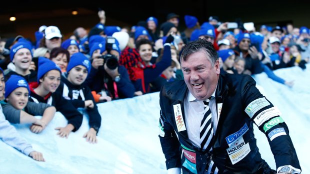 Eddie McGuire's comments about Caroline Wilson went down like a cold shard of ice.
