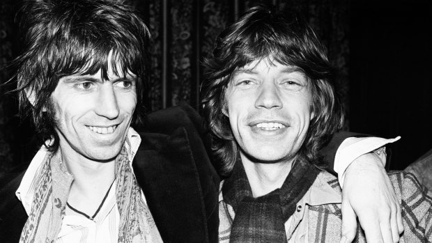 Rolling Stones' Keith Richards and Mick Jagger.