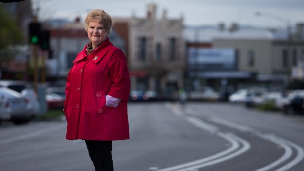 Gwenda Allgood, pictured in Ararat, is Victoria's longest-serving female politician, across all three tiers of government.