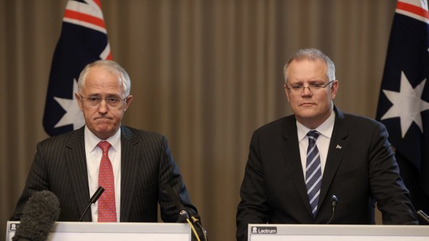 Prime Minister Malcolm Turnbull and Treasurer Scott Morrison during the election campaign.