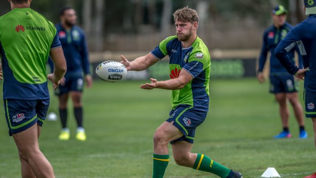 Canberra Raiders second-rower Elliott Whitehead admits he was worried he might not get his spot back after suspension.