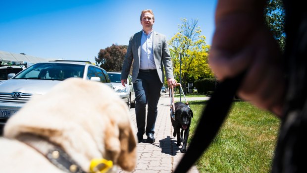 Regional manager of Guide Dogs ACT/NSW Patrick Shaddock says unleashed dogs pose a significant threat to people with blindness or vision-impairment.