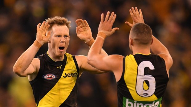 Tigers star Jack Riewoldt is lapping up the finals atmosphere.