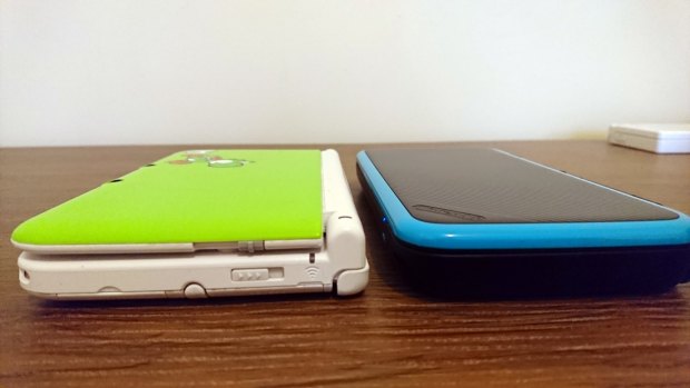 The New 2DS XL is around the same size as previous XL systems, but it's a lot slicker looking.