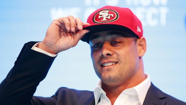 Tough days ahead: Jarryd Hayne still has plenty of work to do.