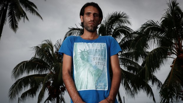 Behrouz Boochani on Manus Island, Papua New Guinea.