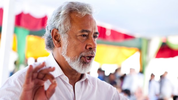 Foreign explusion: East Timor Prime Minister Xanana Gusmao.