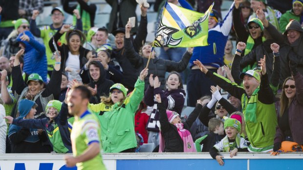 There's more excitement surrounding the Canberra Raiders over the next fortnight than the Olympic Games.