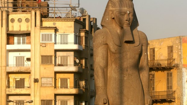 Another statue of Ramses II in Cairo, seen in a file photo.