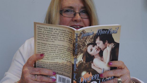Canberra romance author, Joanie MacNeil, 64, of Dunlop, attending the Australian Romance Readers Convention at the QT.