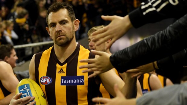 Hawks great Luke Hodge will  play his final game on Friday night.