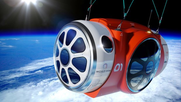 World View says it will offer a 'luxuriously styled pressurised space capsule' to would-be astronauts.