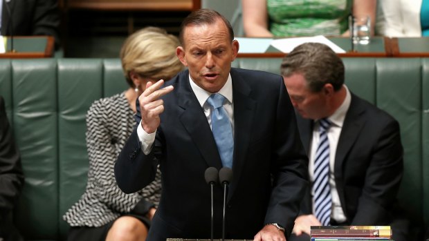 Optimistic: Tony Abbott is said to be in a positive frame of mind as the Government enters a crucial period.