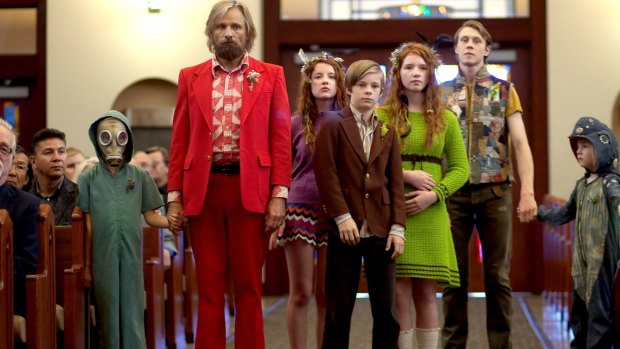 The Cash clan live a life of isolation in the Oregon wilderness away from what patriach Ben (Viggo Mortensen), sees as a flawed society in <i>Captain Fantastic</i>.