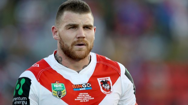 Worth: It's time for Josh Dugan to show what he's worth to the Dragons.