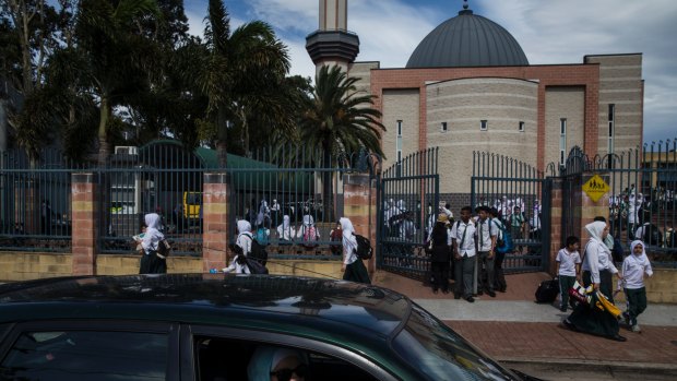 Students at the Greenacre campus of Malek Fahd Islamic School in 2015.